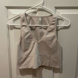 Off white athleta crop top